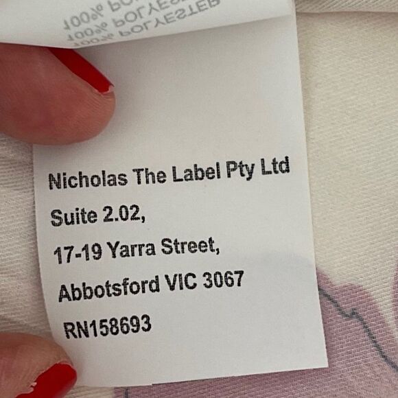 NICHOLAS Pleated Prairie Floral Belted Midi Dress - Picture 15 of 15